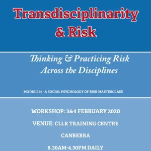 CLLR - Transdisciplinarity and Risk Unit 16 Master Class